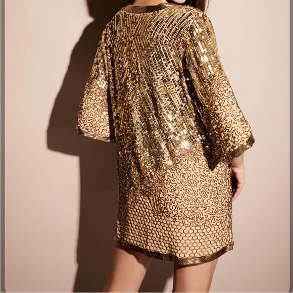 Spell & Gypsy stardust sequin dress htf rare - Picture 4 of 8